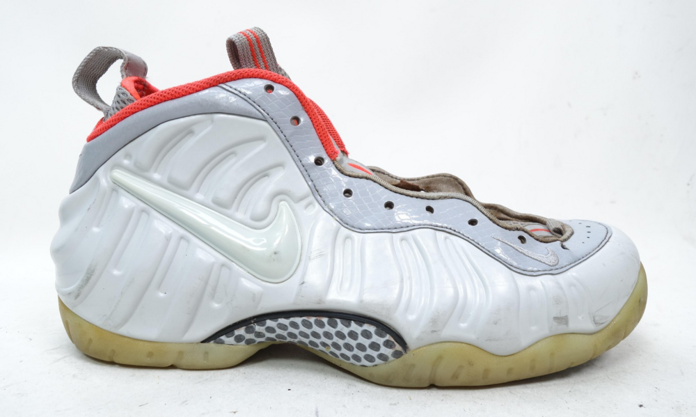 Nike Air Foamposite Pro Shoes Mens Size 8.5 Gray Basketball 616750-003
